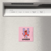 Aimant Elmo Alphabet | U violet (In Situ (Lave-vaisselle))