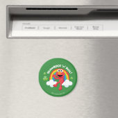 Aimant Elmo | Arc en arc-en-ciel shamrock 'n' (In Situ (Lave-vaisselle))
