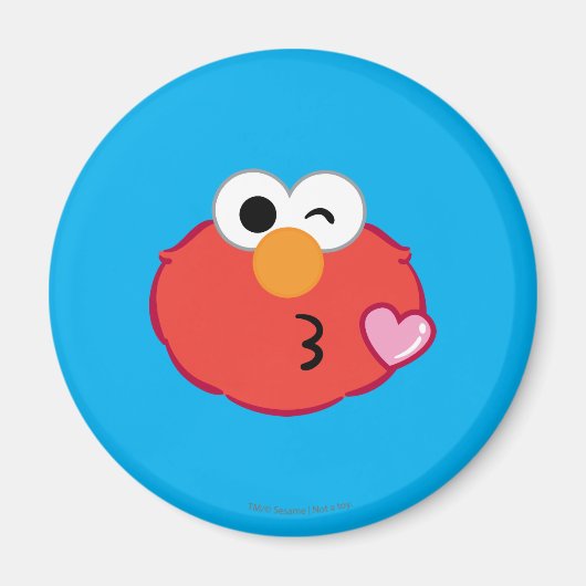 Aimant Elmo Face Jeter un baiser (Devant)