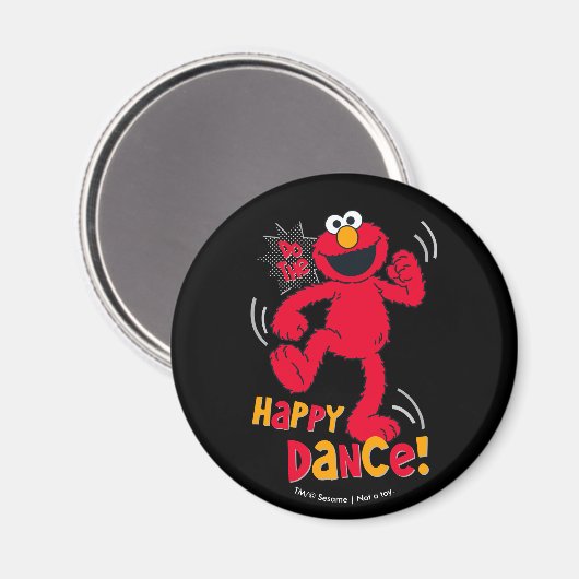 Aimant Elmo | Faire la joyeuse danse (Recto/Verso)