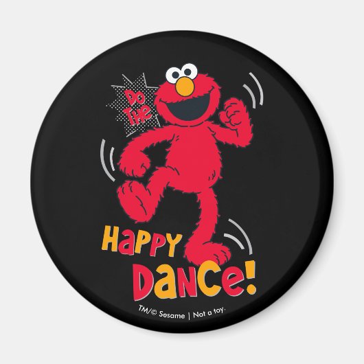 Aimant Elmo | Fais la danse du bonheur (Devant)