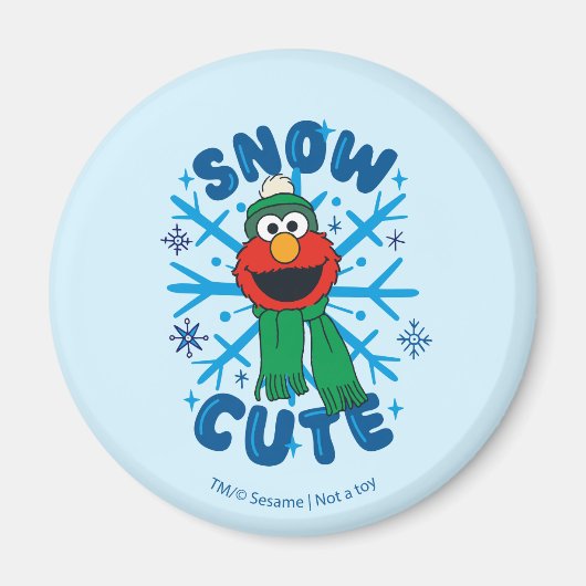 Aimant Elmo Snow Cute (Devant)