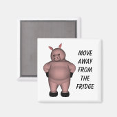 Aimant Éloignez-Vous Du Réfrigérateur (Recto/Verso)