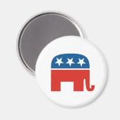Aimant elphant du parti républicain américain (Recto/Verso)