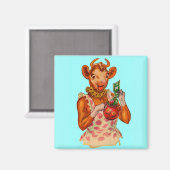 Aimant Elsie the Cow, gestionnaire de l'argent (Recto/Verso)