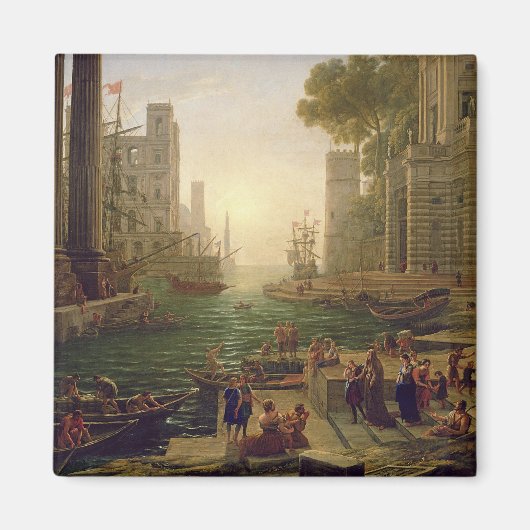 Aimant Embarquement de St. Paula Romana à Ostia, 1637-39 (Devant)