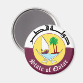 Aimant Emblem_of_Qatar (Recto/Verso)