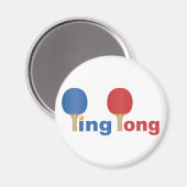 Aimant Emblème cool Ping Pong (Recto/Verso)