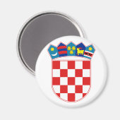 Aimant emblème de croatie (Recto/Verso)