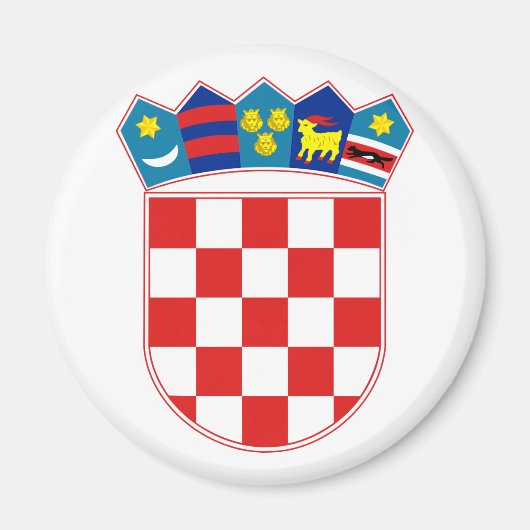 Aimant emblème de croatie (Devant)