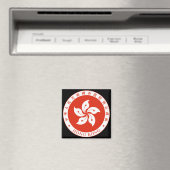 Aimant emblème de hong kong (In Situ (Lave-vaisselle))