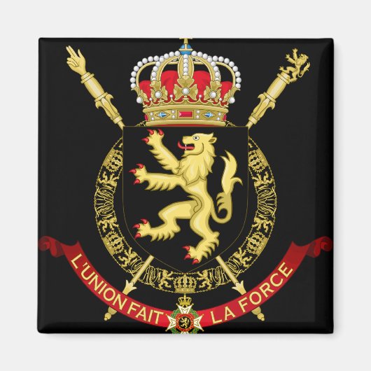 Aimant emblème de la belgique (Devant)