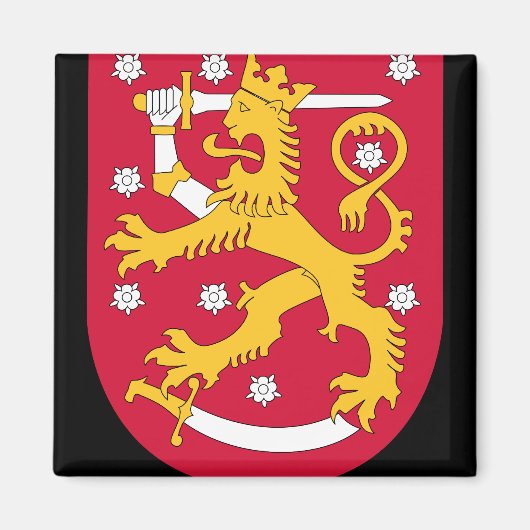 Aimant emblème de la finlande (Devant)