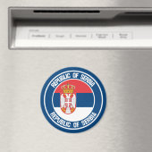 Aimant Emblème de la Serbie (In Situ (Lave-vaisselle))