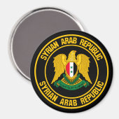 Aimant Emblème de la Syrie (Recto/Verso)