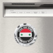 Aimant Emblème de la Syrie (In Situ (Lave-vaisselle))