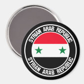 Aimant Emblème de la Syrie (Recto/Verso)