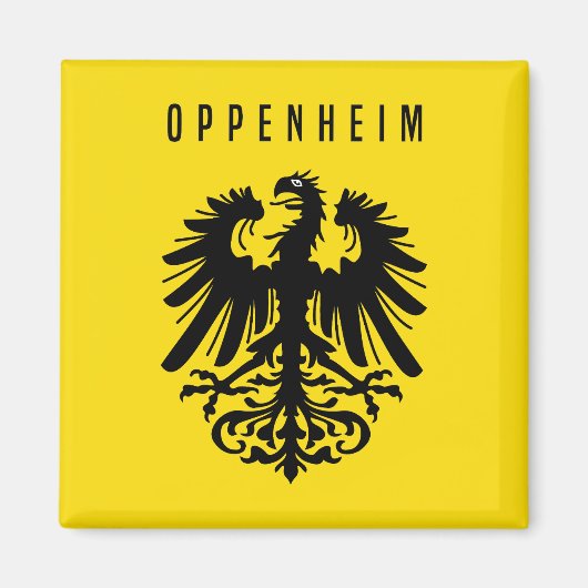 Aimant emblème de la ville d'Oppenheim Symbole Allemagne (Devant)