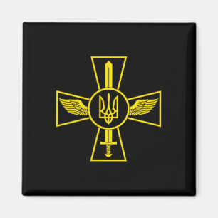 Aimant Emblème de l'armée de l'air ukrainienne Forces arm