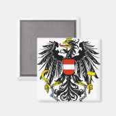 Aimant emblème de l'autriche (Recto/Verso)