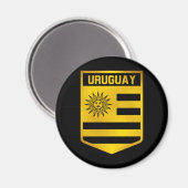 Aimant Emblème de l'Uruguay (Recto/Verso)