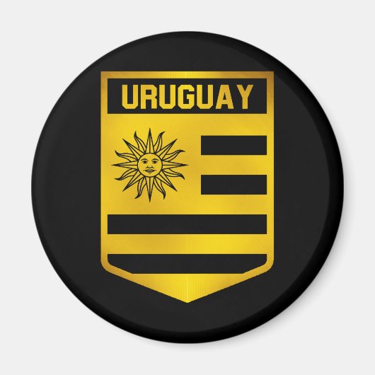 Aimant Emblème de l'Uruguay (Devant)
