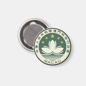 Aimant Emblème de Macao (Recto/Verso)