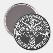 Aimant Emblème Dragon Celtique par BurnsInHell (Recto/Verso)