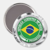 Aimant Emblème du Brésil (Recto/Verso)
