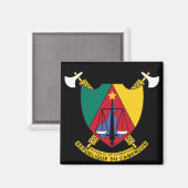 Aimant emblème du cameroun (Recto/Verso)
