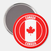 Aimant Emblème du Canada (Recto/Verso)