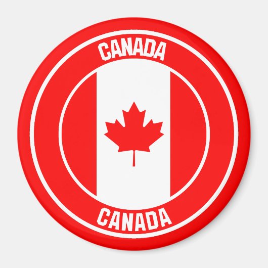 Aimant Emblème du Canada (Devant)