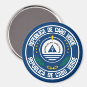 Aimant Emblème du Cap-Vert (Recto/Verso)