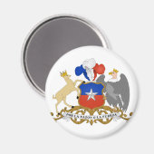 Aimant emblème du chili (Recto/Verso)