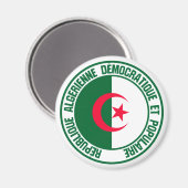 Aimant Emblème du cycle algérien (Recto/Verso)
