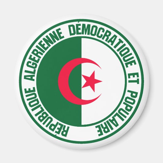 Aimant Emblème du cycle algérien (Devant)