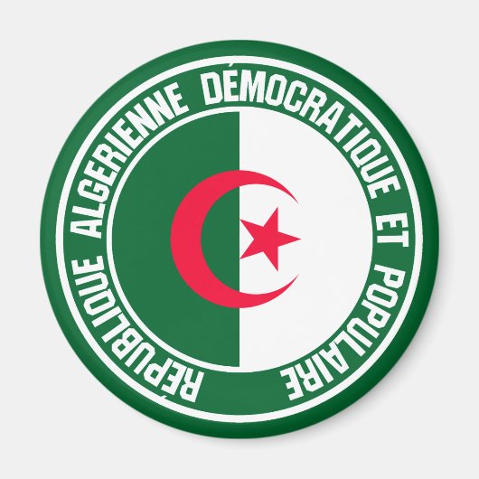 Aimant Emblème du cycle algérien (Devant)