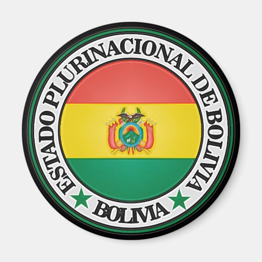 Aimant Emblème du cycle bolivien (Devant)