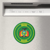 Aimant Emblème du cycle bolivien (In Situ (Lave-vaisselle))