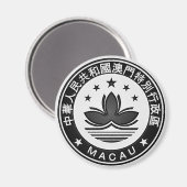 Aimant Emblème du cycle de Macau (Recto/Verso)