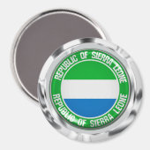 Aimant Emblème du cycle de Sierra Leone (Recto/Verso)