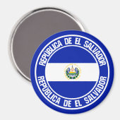 Aimant Emblème du cycle du Salvador (Recto/Verso)