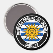 Aimant Emblème du Cycle d'Uruguay (Recto/Verso)