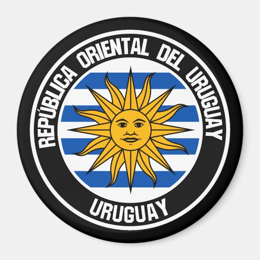 Aimant Emblème du Cycle d'Uruguay (Devant)