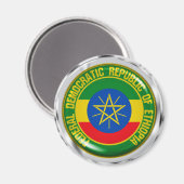 Aimant Emblème du cycle éthiopien (Recto/Verso)