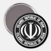 Aimant Emblème du cycle iranien (Recto/Verso)