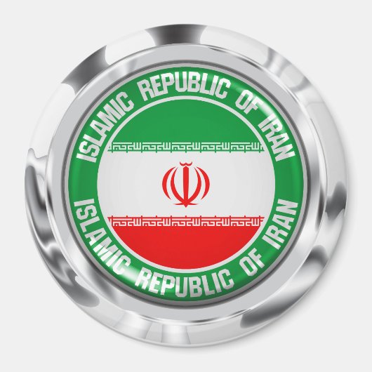 Aimant Emblème du cycle iranien (Devant)