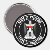 Aimant Emblème du cycle palestinien (Recto/Verso)
