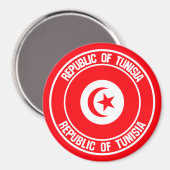 Aimant Emblème du cycle tunisien (Recto/Verso)