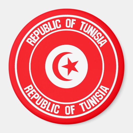 Aimant Emblème du cycle tunisien (Devant)